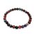 Halbedelstein Armband 6 mm Grün-Roter Granat