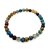 Halbedelstein Armband 6 mm Bunter Jaspis