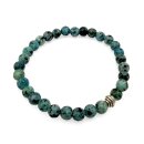 Halbedelstein Armband 6 mm Blassblauer Sodalith