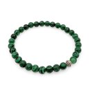 Halbedelstein Armband 6 mm Malachit