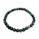 Halbedelstein Armband 6 mm Lila-Grüner Jaspis
