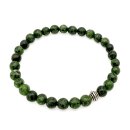 Halbedelstein Armband 6 mm Grüner Jaspis