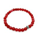 Halbedelstein Armband 6 mm Roter Rhodonit