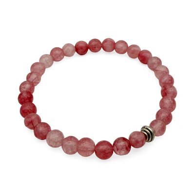 Halbedelstein Armband 6 mm Lepidolith