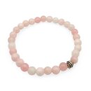 Halbedelstein Armband 6 mm Hellrosa Quarz