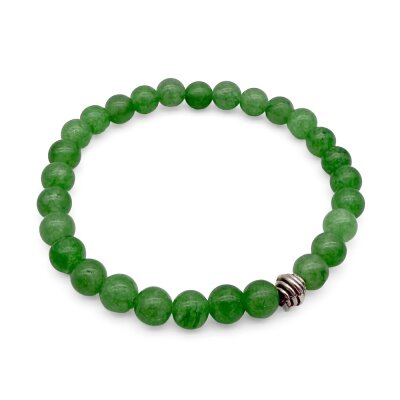 Halbedelstein Armband 6 mm Jade