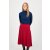 Rock KARMIA MIDI aus Jacquard