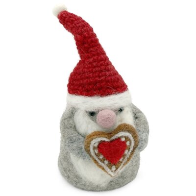 Eierwärmer Wichtel mit Lebkuchen