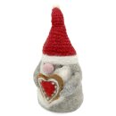 Eierwärmer Wichtel mit Lebkuchen