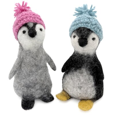 Egg Cozy Penguin Blue Beanie