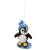 Filzanhänger Snowboard-Pinguin