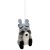 Felted Hanger Sleepy Racoon