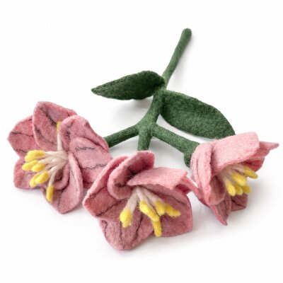 Filzblume Amaryllis rosa 40 cm
