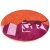 Filzsitzkissen Katze auf Treppe orange 38 cm