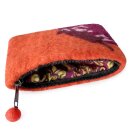 Felted Bag Cat on Stairs orange 15 x12 cm