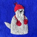 Wärmflaschenbezug Winter-Seelöwe 0,8 L