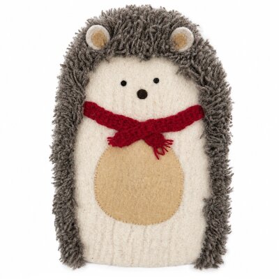 Hot Water Bottle Cover Winter Hedgehog 2 L