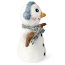 Eierwärmer Happy Schneemann