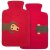 Felted Hot Water Bottle Dachshund, cherry red