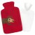 Felted Hot Water Bottle Dachshund, cherry red