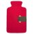 Felted Hot Water Bottle Dachshund, cherry red