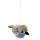 Filzanhänger Vogel Blaukehlchen