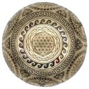 Klangschale mit OM 7 Chakra Mandala Gravur
