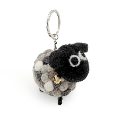 Felt Ball Sheep Ornament - White