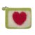 Felted Bag Heart Base 11 x 9 cm