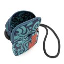 Upcycle 71 Sari Handytasche / kleine Umhängetasche 17 x 12 cm