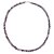 Halbedelstein Halskette 6 mm Violetter Amethyst