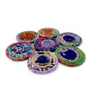 Upcycle 72 Sari Untersetzer Seven Circles, 22 cm