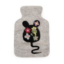 Wärmflaschenbezug Blumen-Maus, mit Wärmflasche...