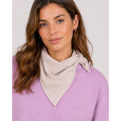 Bio-Baumwoll Dreieckstuch aus Jacquard 80 x 30 cm