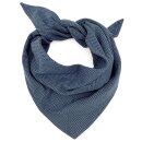 Bio-Baumwoll Dreieckstuch aus Jacquard 80 x 30 cm