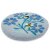 Felted trivet 20 cm Flowers with 2 bees