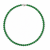 Halbedelstein Halskette 6 mm grüne Jade