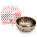 Lokta Papier-Faltbox 18 x 18 x 13 cm Geschenkebox Klangschalenbox