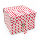 Lokta Papier-Faltbox 16 x 16 x 11 cm Geschenkebox Klangschalenbox