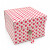 Lokta Papier-Faltbox 16 x 16 x 11 cm Geschenkebox Klangschalenbox