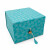 Lokta Papier-Faltbox 16 x 16 x 11 cm Geschenkebox Klangschalenbox