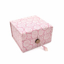 Lokta Papier-Faltbox 12 x 12 x 7 cm Geschenkebox Klangschalenbox