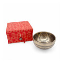 Lokta Papier-Faltbox 12 x 12 x 7 cm Geschenkebox Klangschalenbox