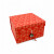 Lokta Papier-Faltbox 12 x 12 x 7 cm Geschenkebox Klangschalenbox