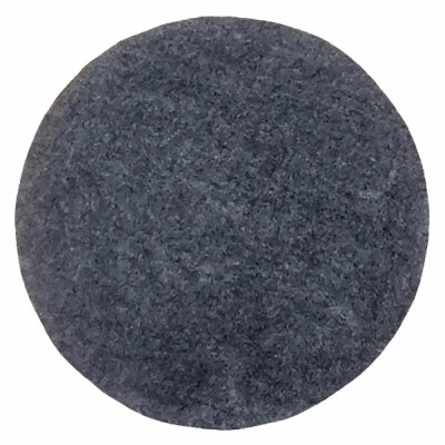 Felted Seat Cushion round, anthracite melange (35)