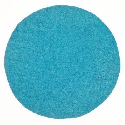 Felt seat cushion thin, peacock turquiose (71)