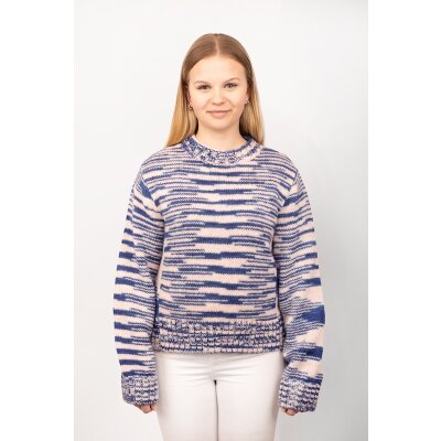 rose/blau/wollweiß