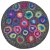Filz-Topfuntersetzer Double Dots 20 cm rund