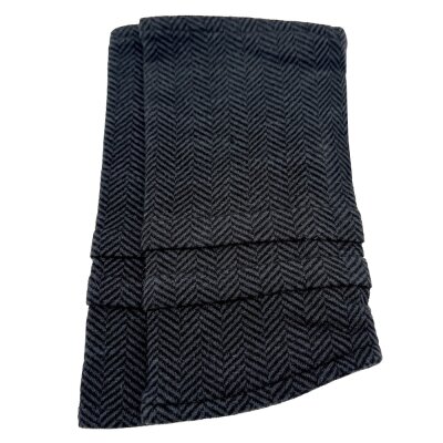 fischgrat schwarz/grau