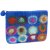 Felted Purse Double Dots 15 x 12 cm